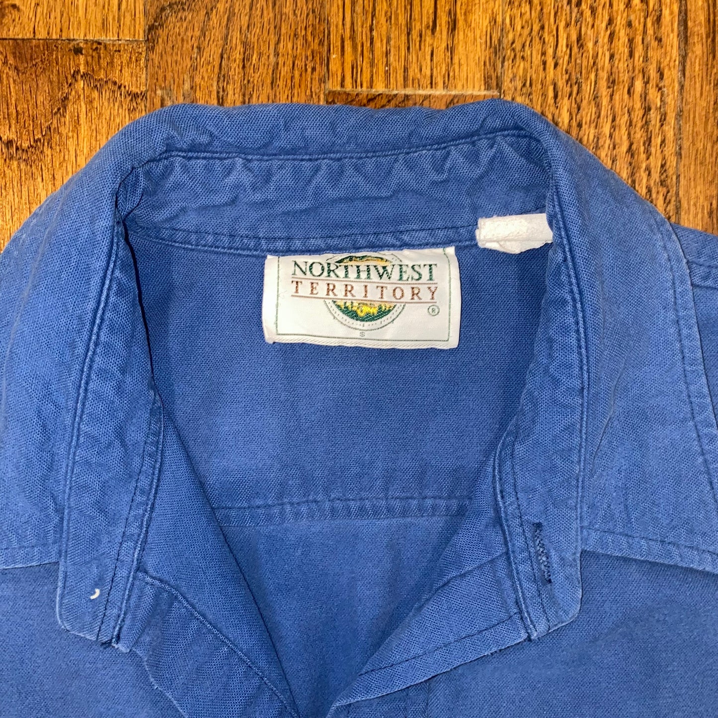 Royal Blue Button Up