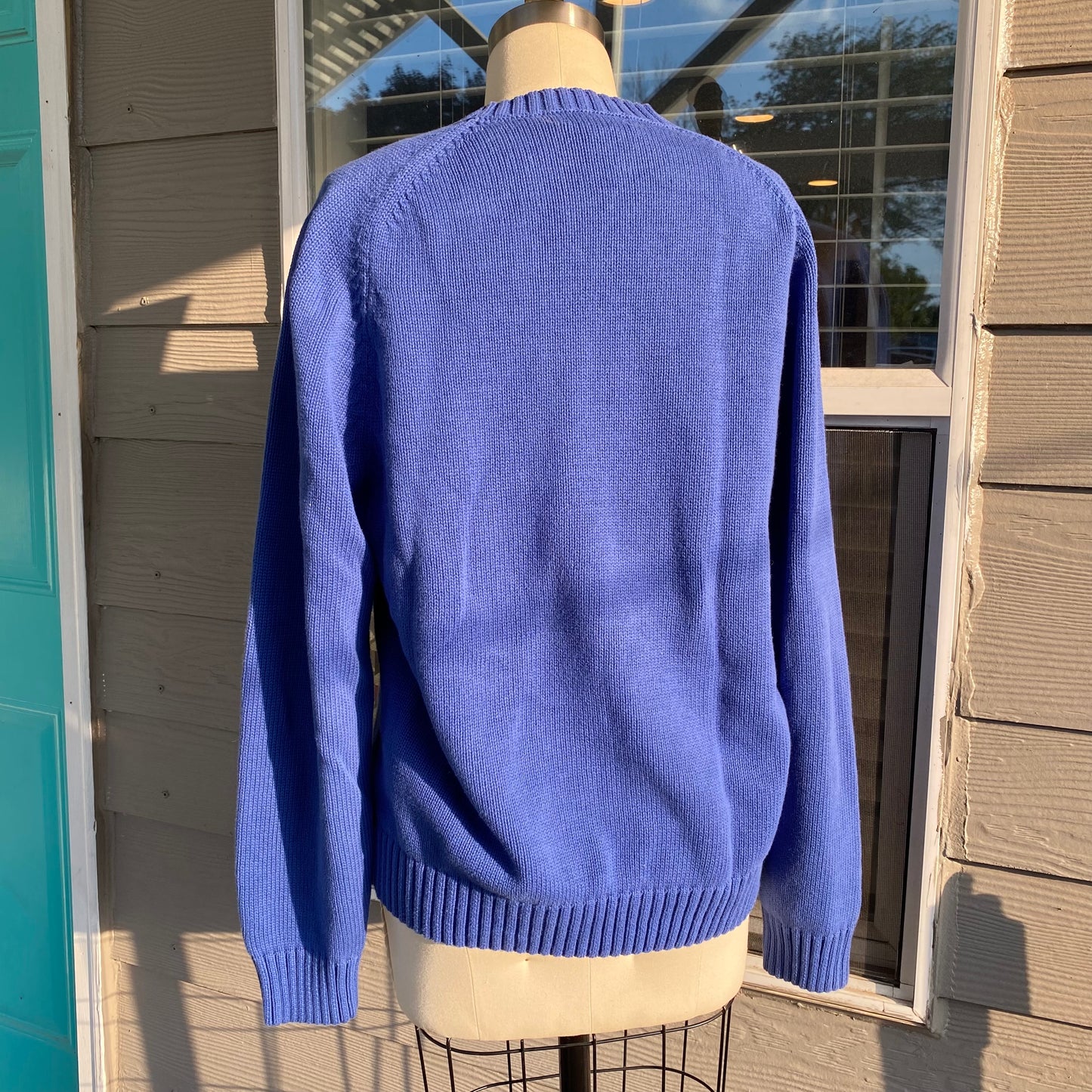 Blue Knit Sweater