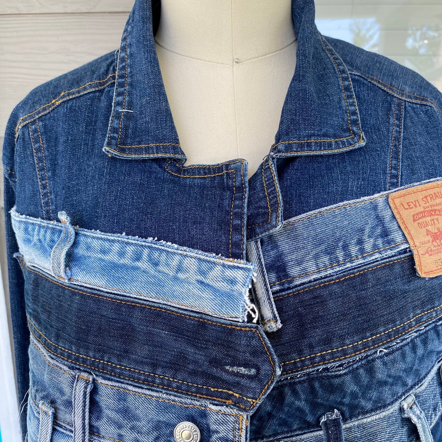 Upcycled Denim Jacket