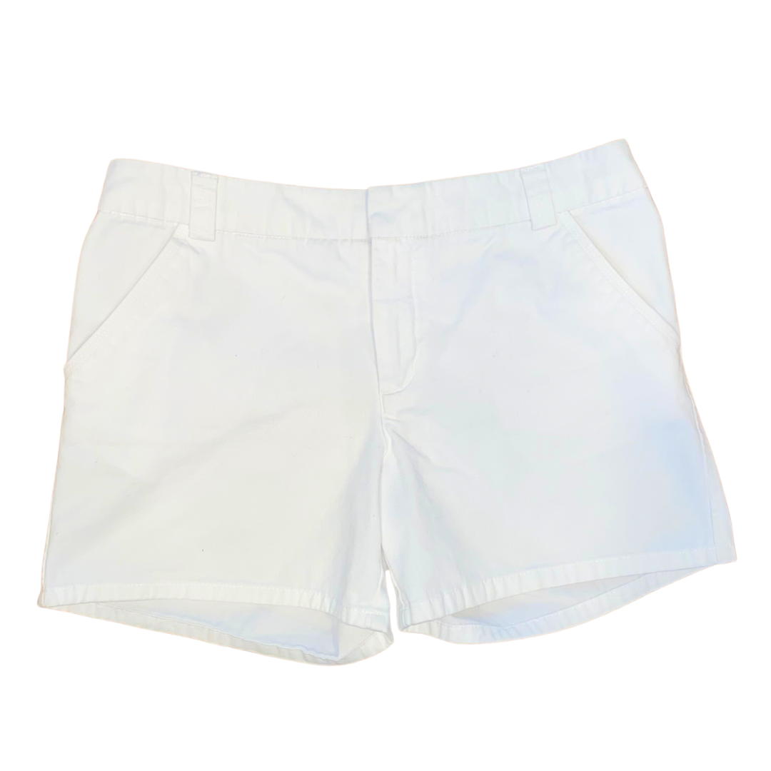 White Cut Off Shorts