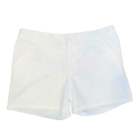 White Cut Off Shorts
