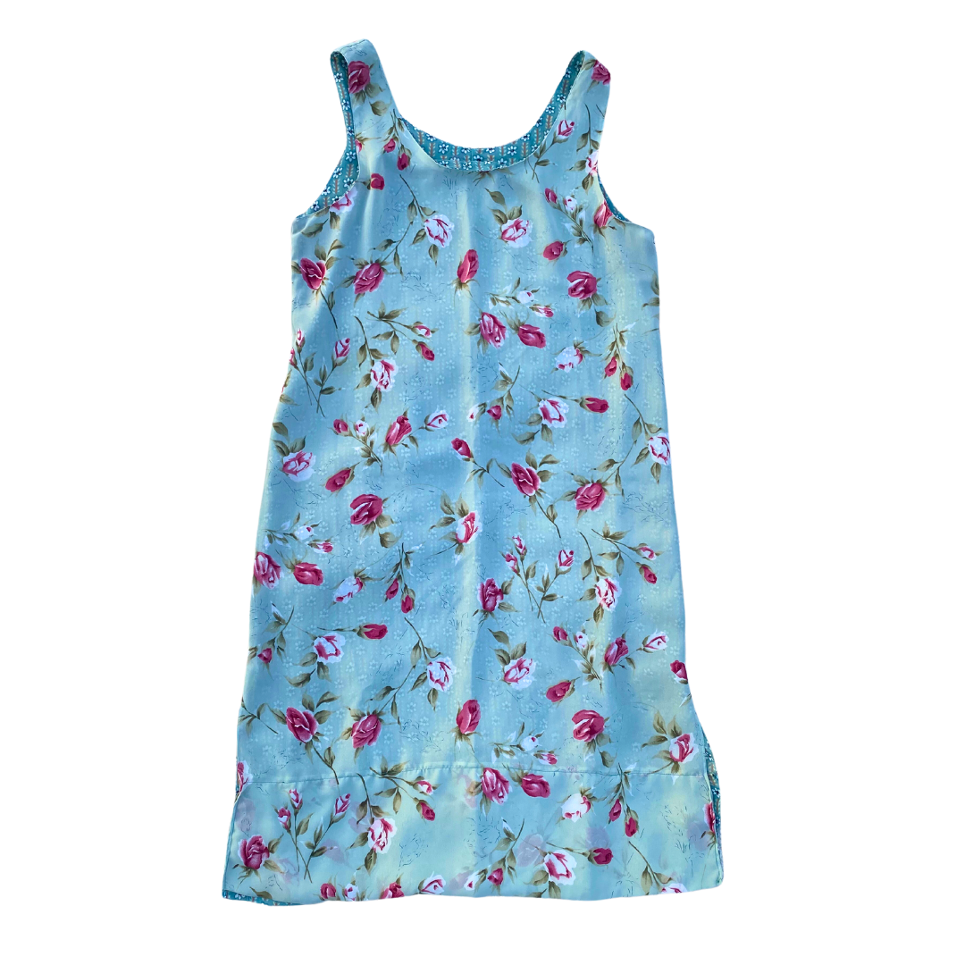 Green Reversible Floral Dress