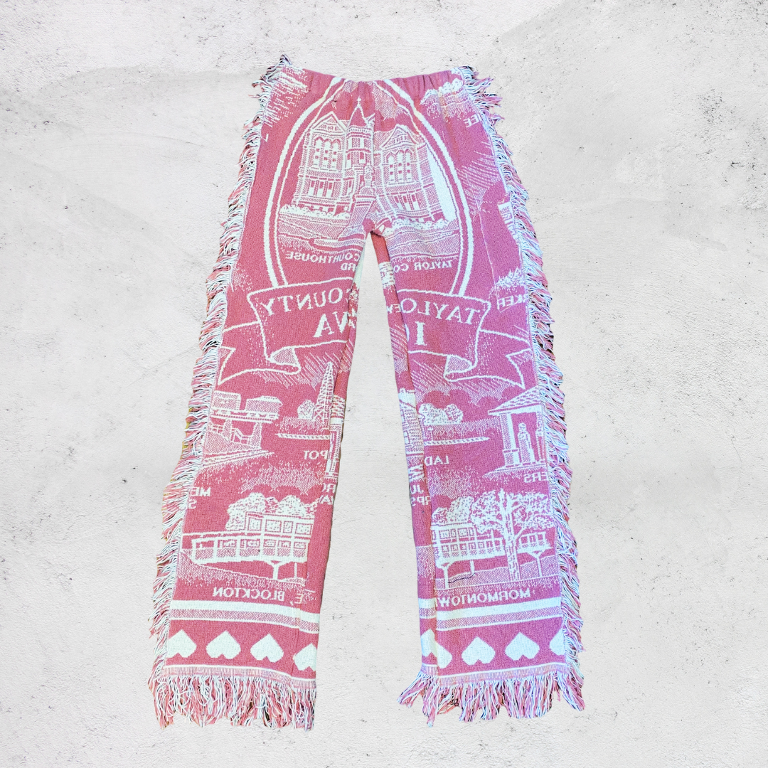Pink Blanket Pants - XS