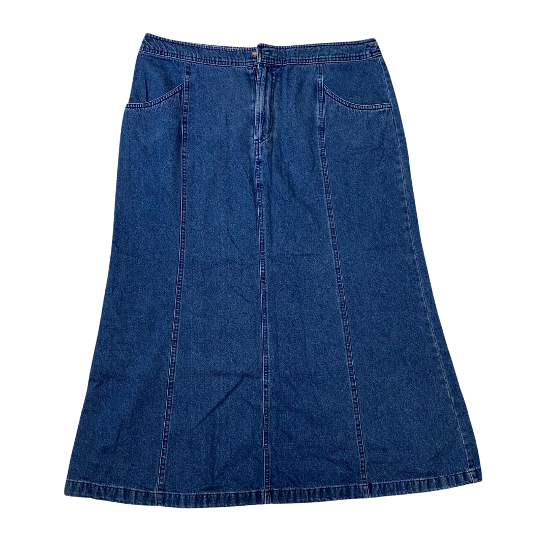 Vintage Denim Skirt Size 16