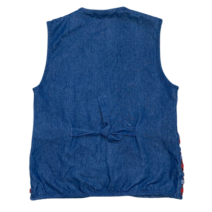 Weaved Denim Vest