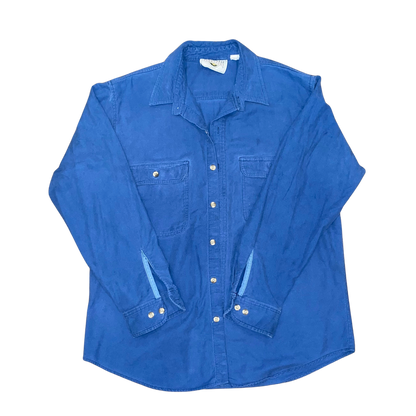 Royal Blue Button Up