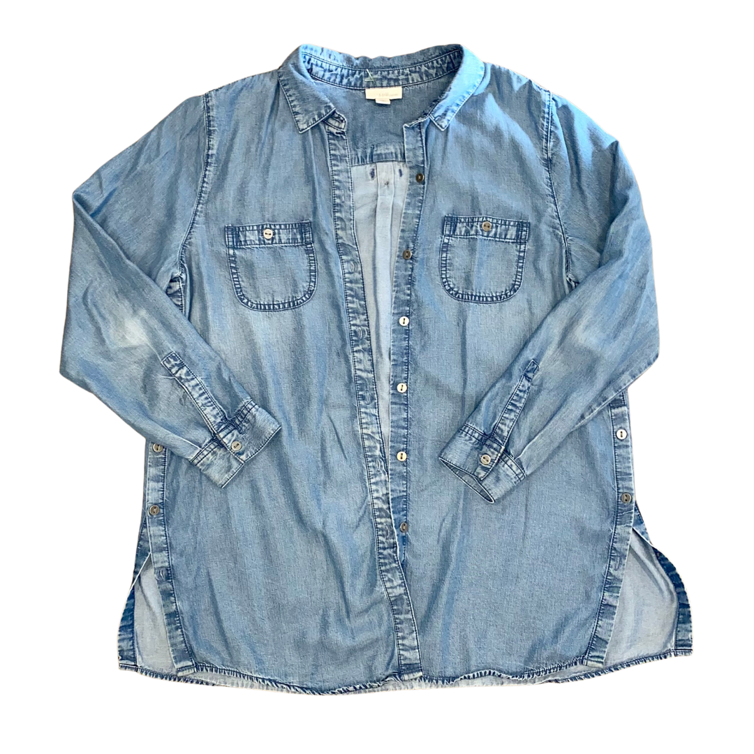Blue Denim Button Up