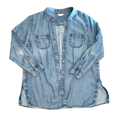 Blue Denim Button Up