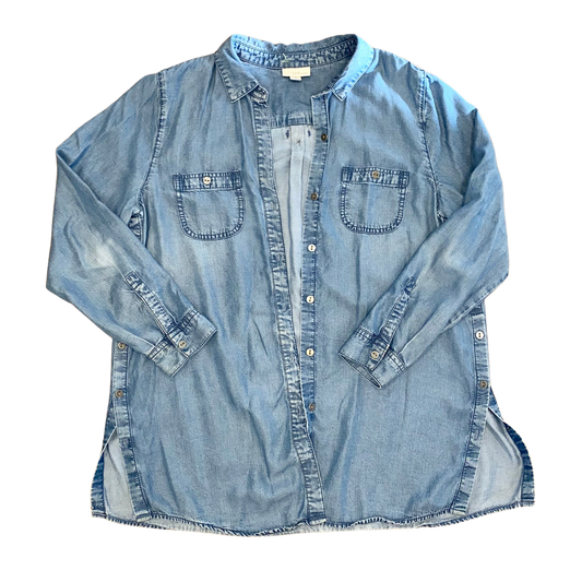 Blue Denim Button Up