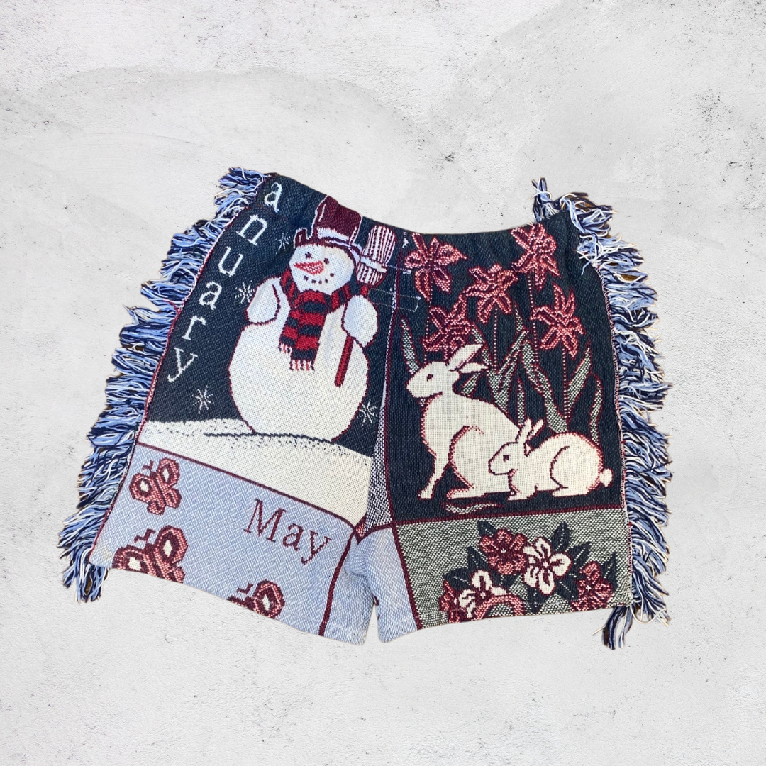 Calendar High Waisted Blanket Pants - Size S/M