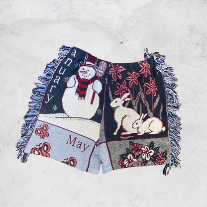 Calendar High Waisted Blanket Pants - Size S/M