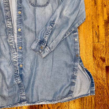 Blue Denim Button Up