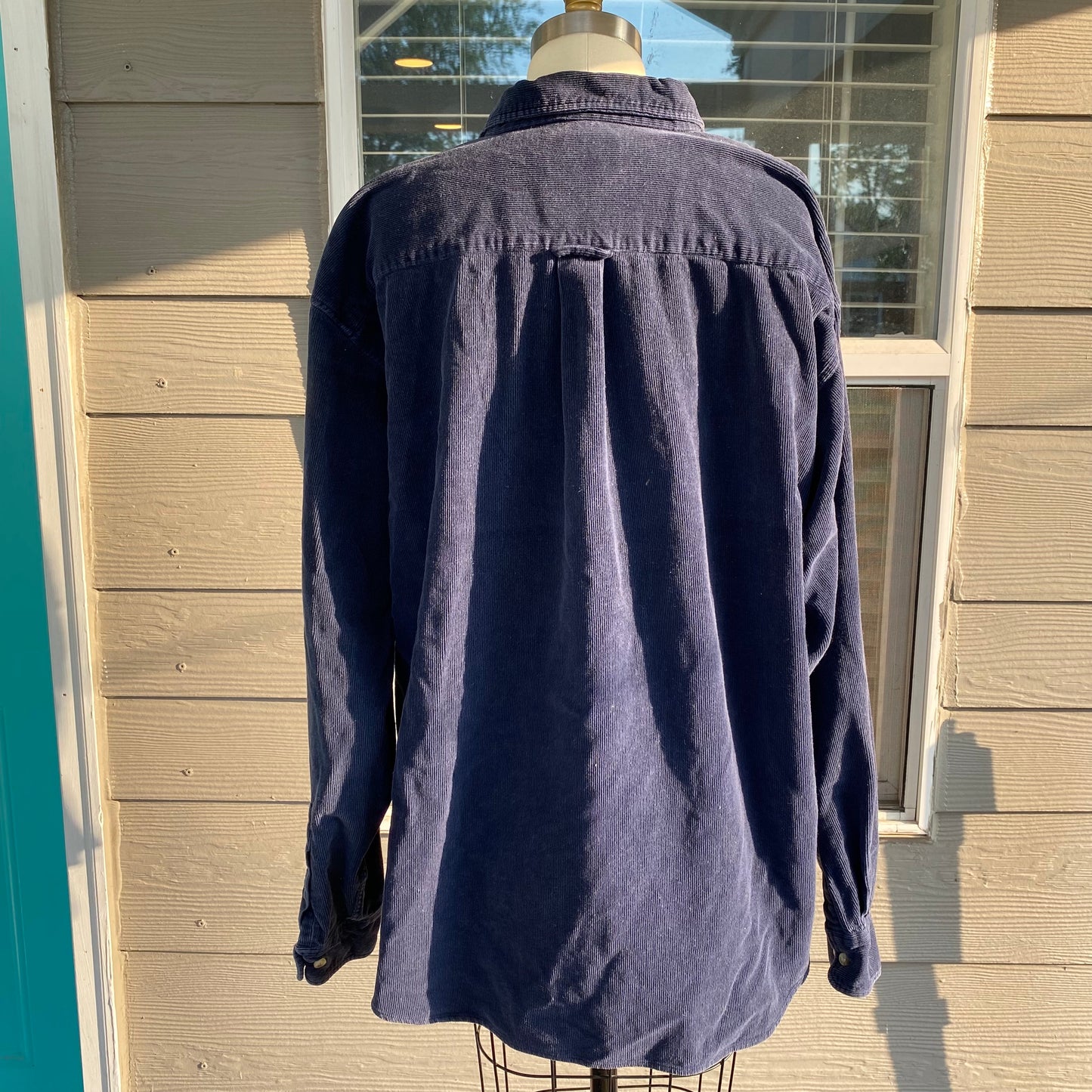 Blue Corduroy Button Up