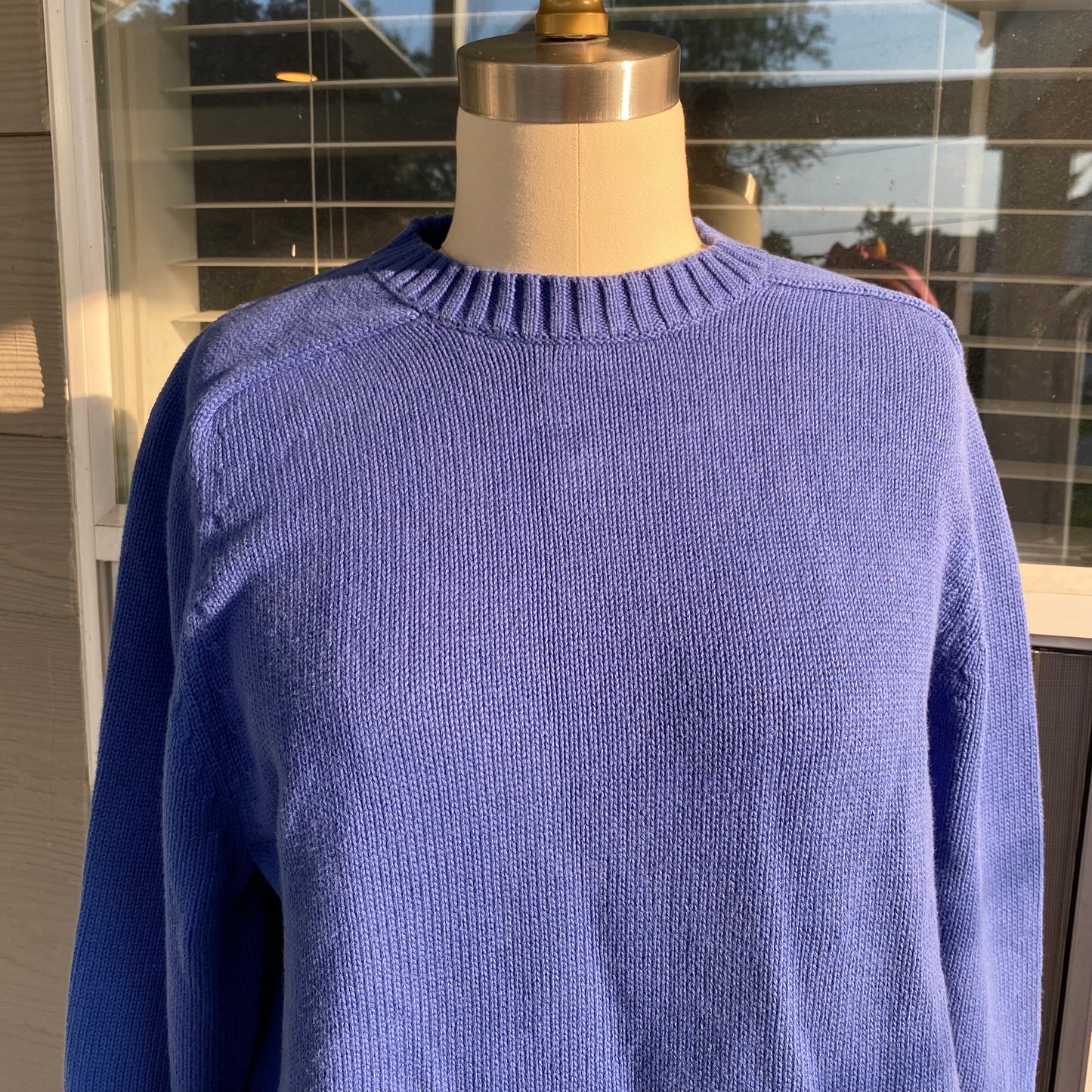 Blue Knit Sweater