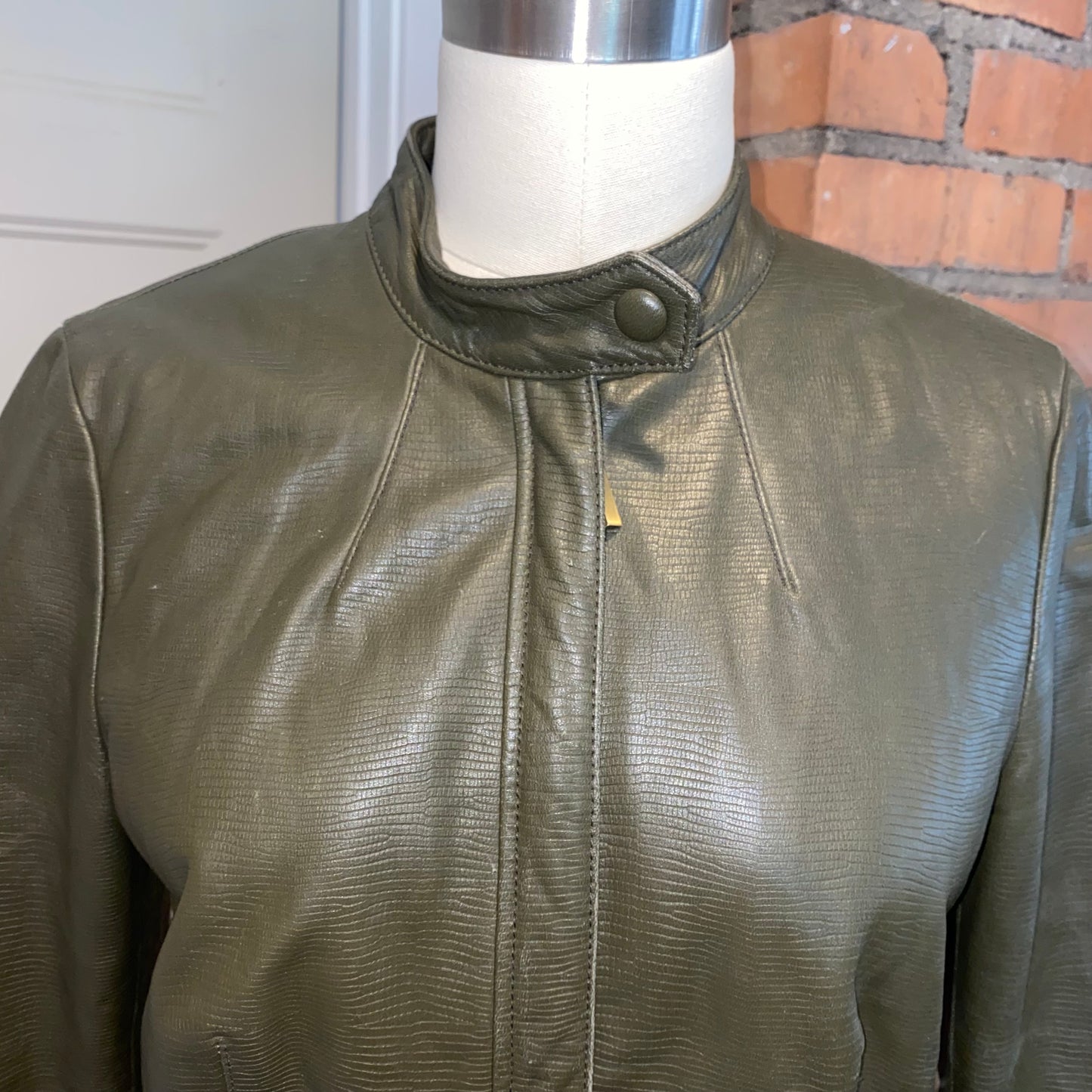 Green Leather Jacket