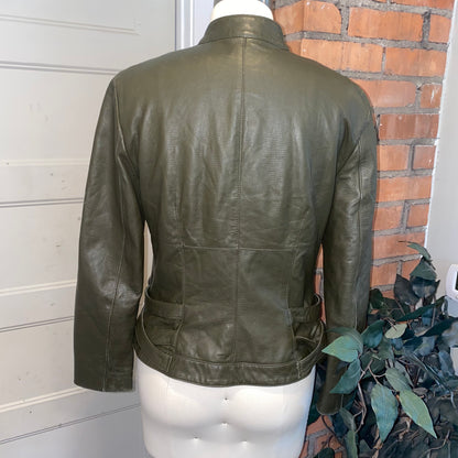 Green Leather Jacket