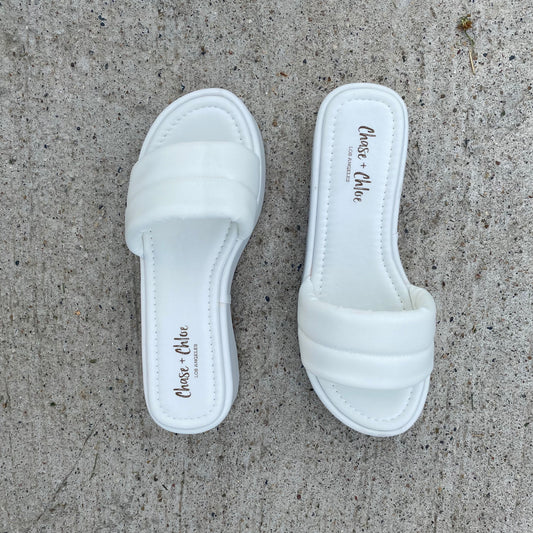 White Platform Sandals