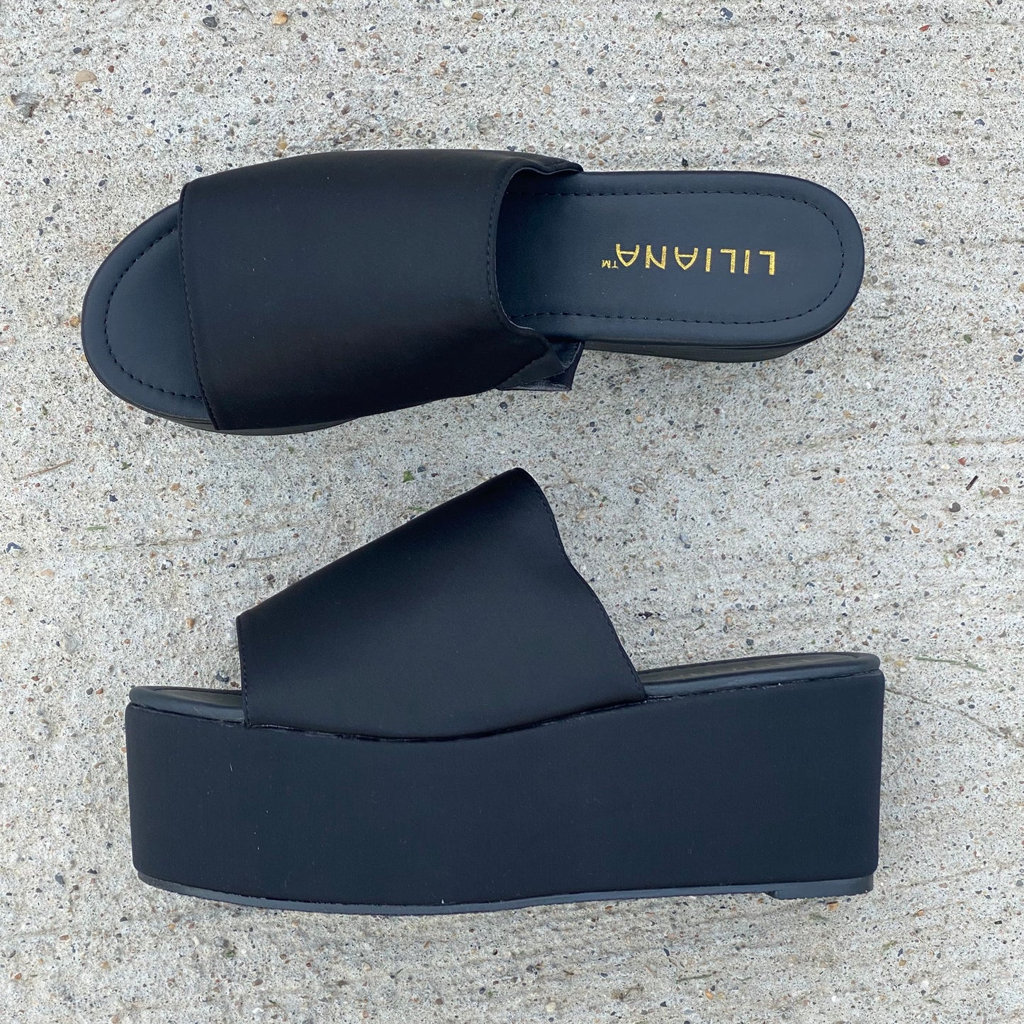 Black Platform Sandals