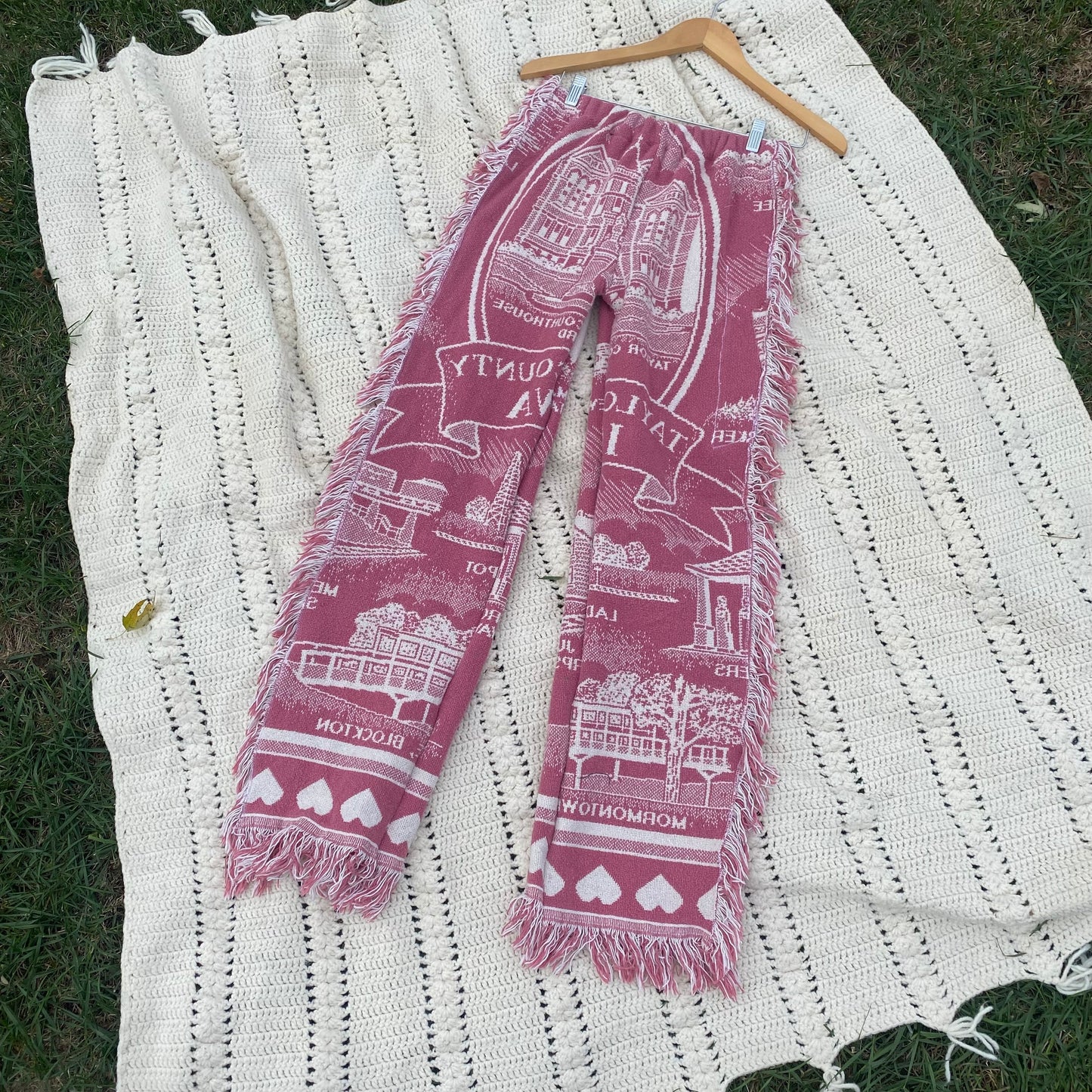 Pink Blanket Pants - XS