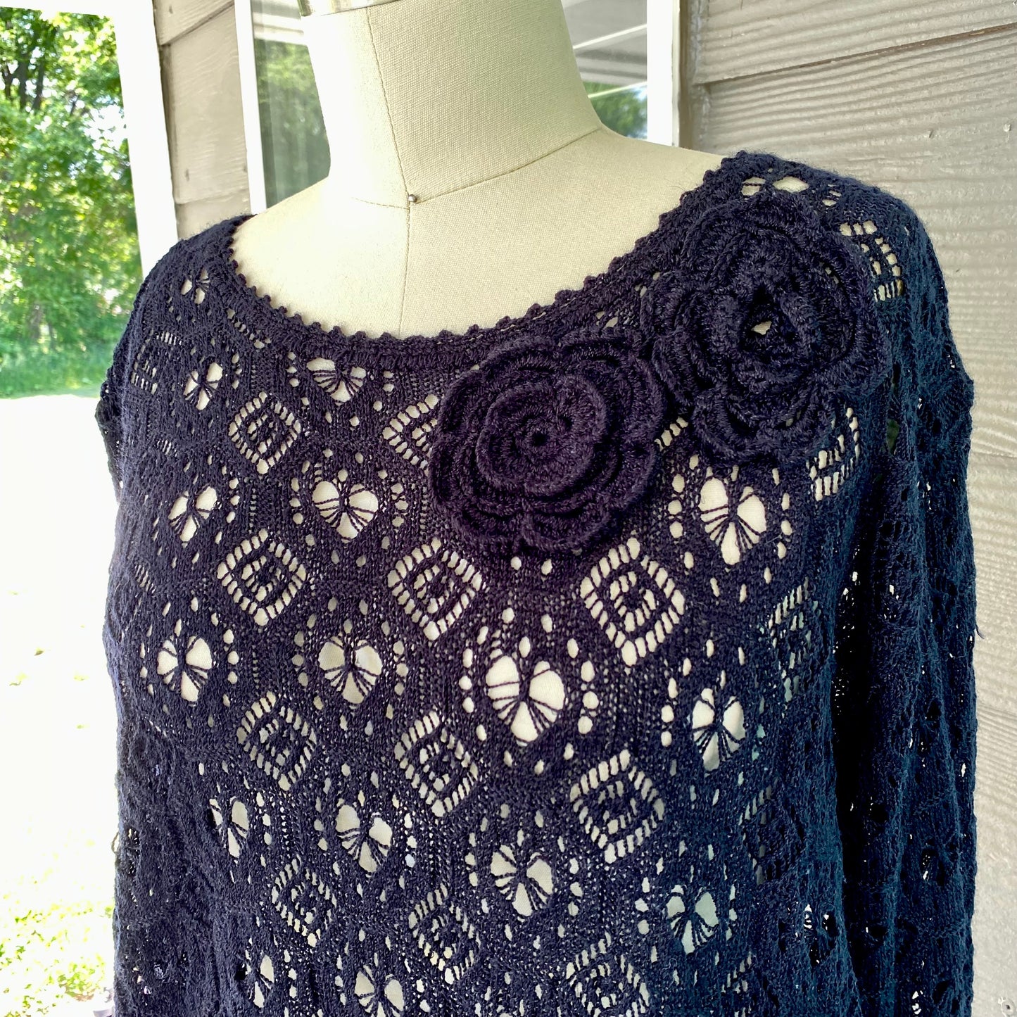Vintage Crochet Blouse