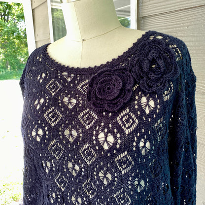 Vintage Crochet Blouse