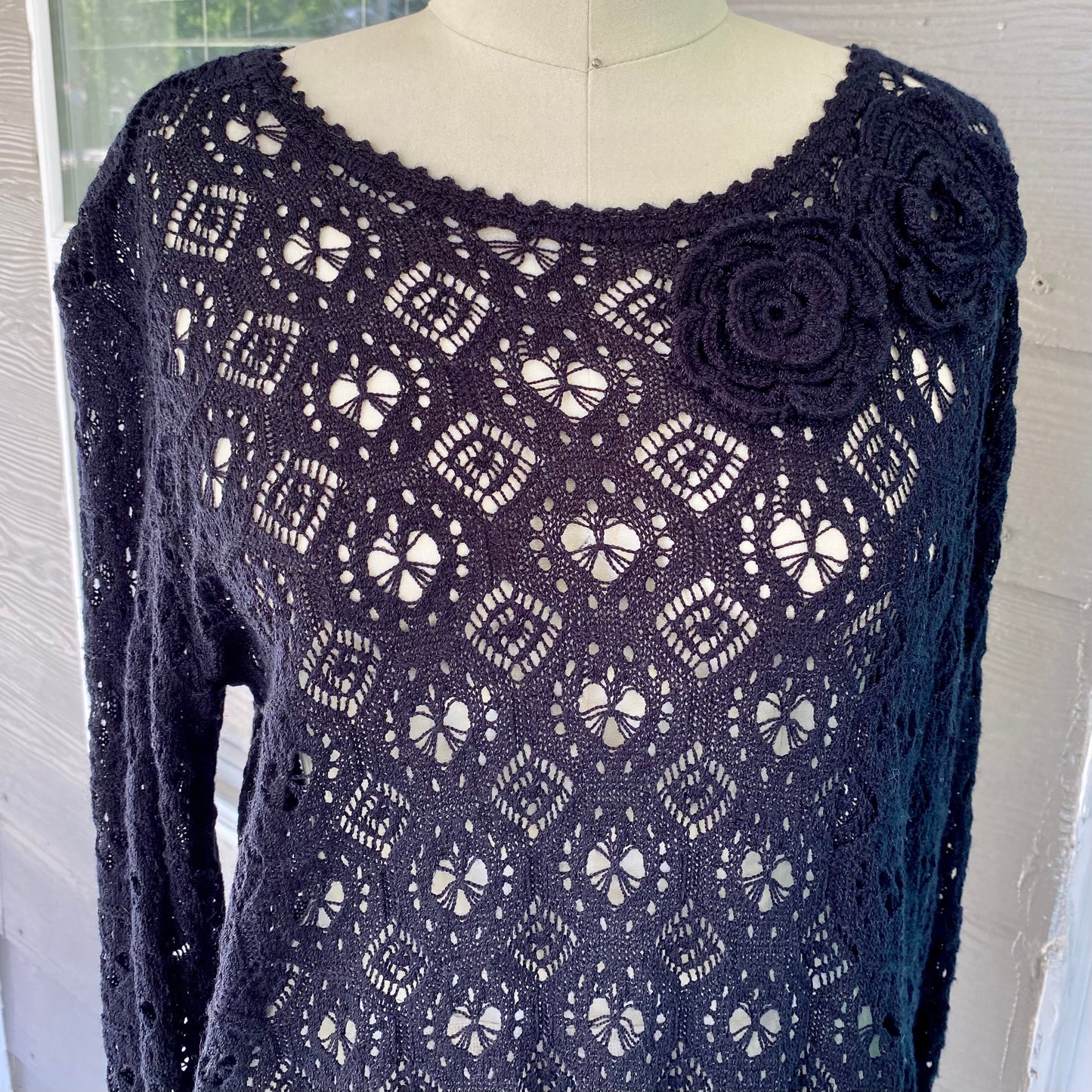 Vintage Crochet Blouse