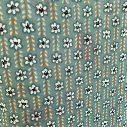 Green Reversible Floral Dress