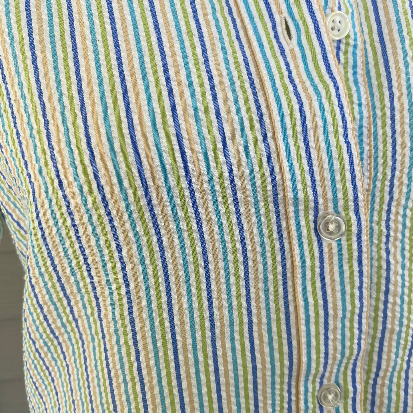 Vintage American Sweetheart Striped Button Up