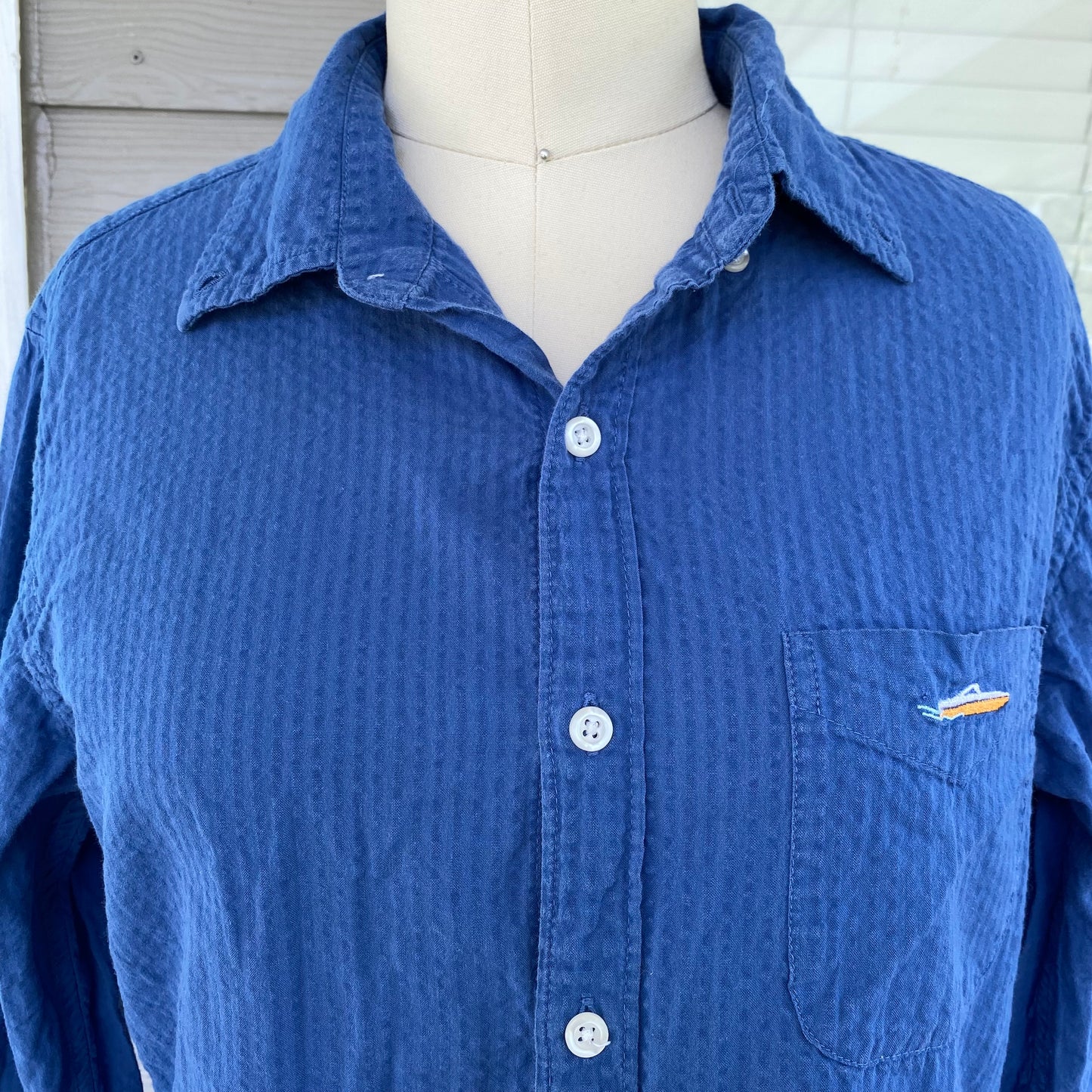Blue Bonobos Button Up