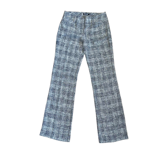 Grey/Black Plaid Trousers