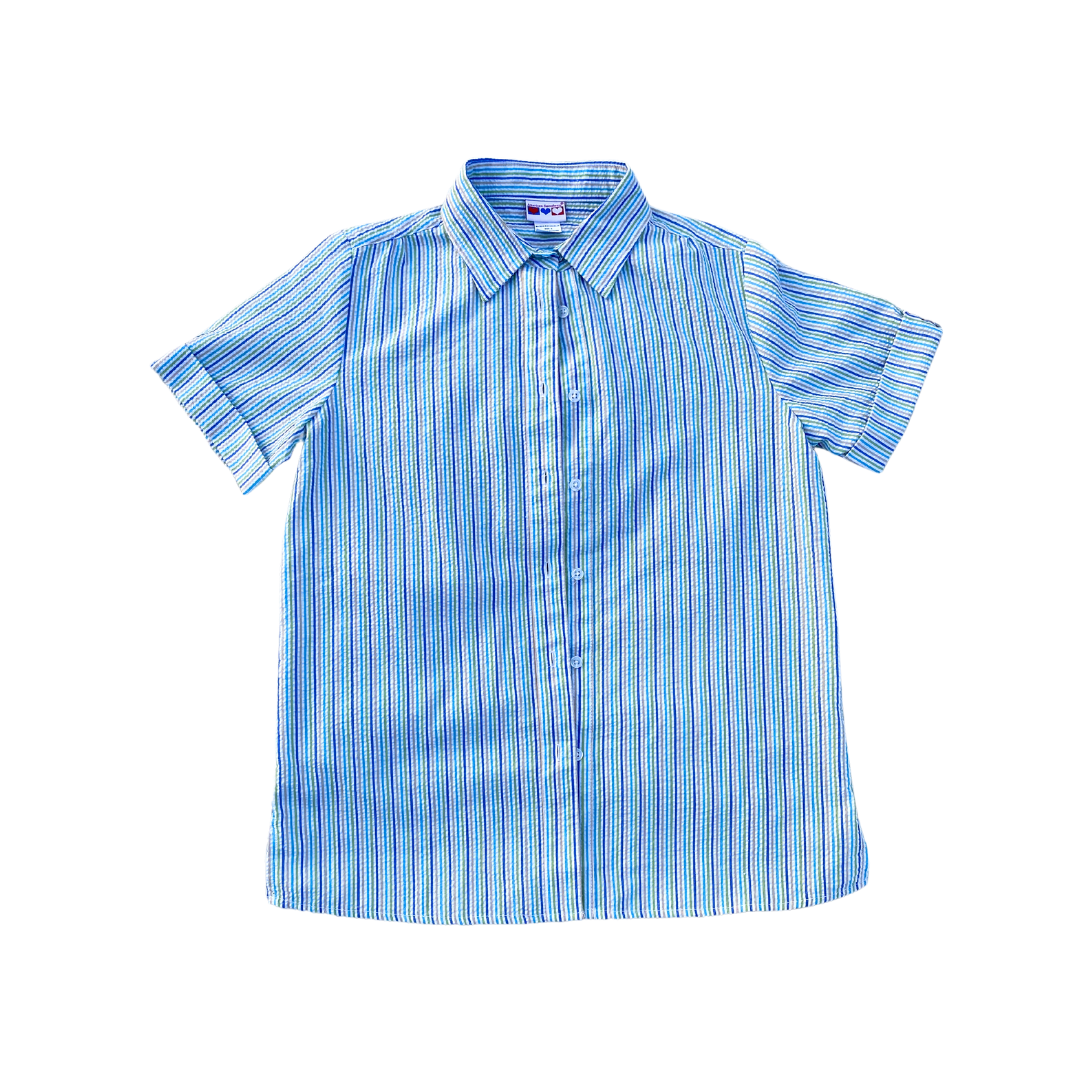 Vintage American Sweetheart Striped Button Up