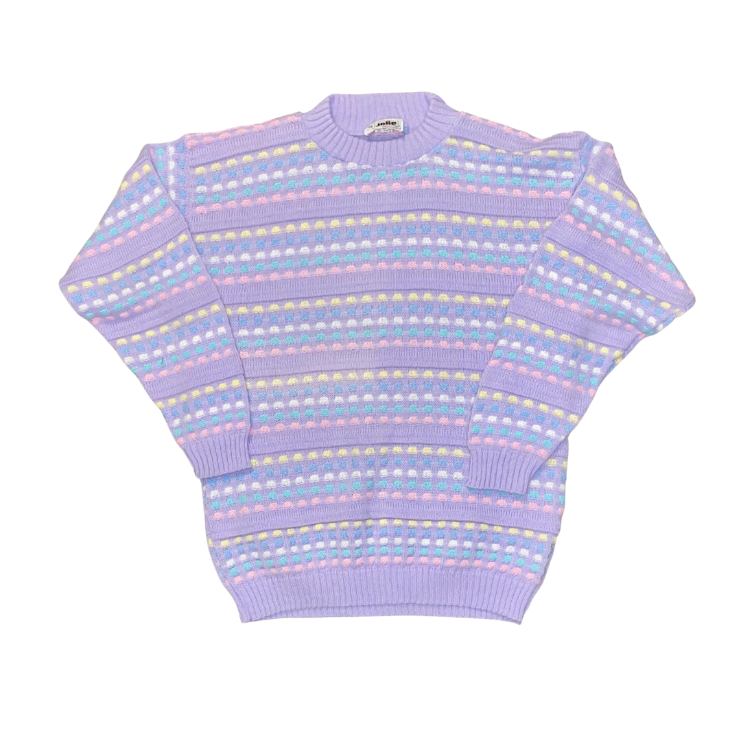 Vintage Lavender Knit Sweater