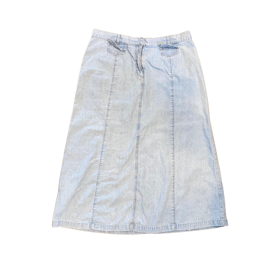 Lightwash Denim Skirt