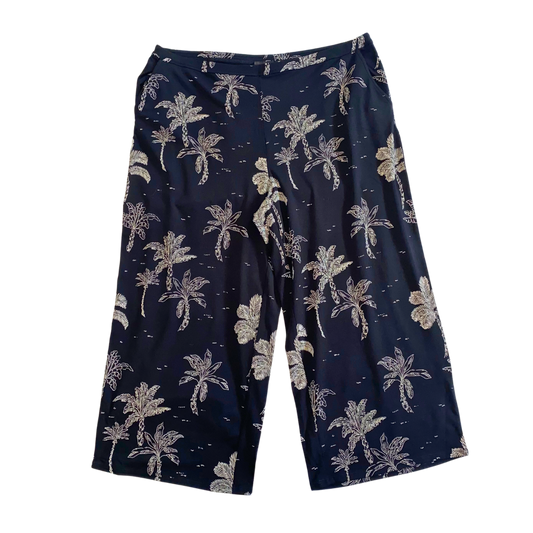Black Palm Tree Pants
