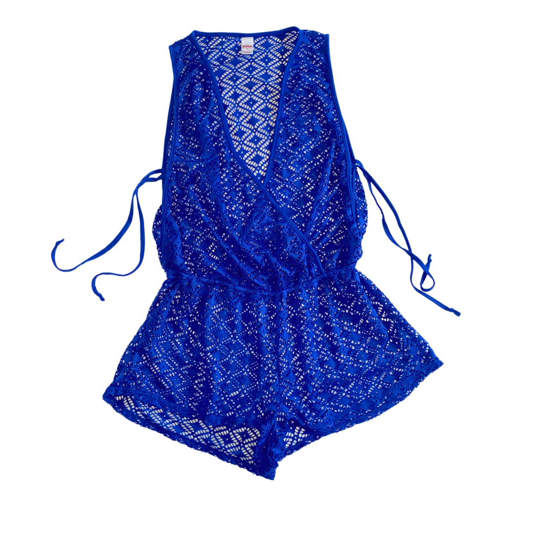 Blue Lace Romper