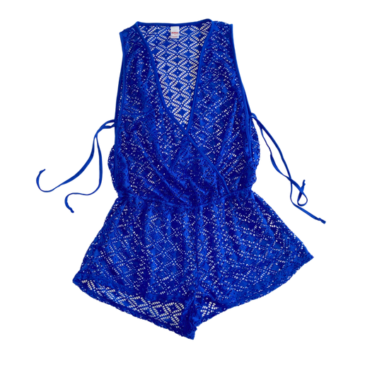Blue Lace Romper